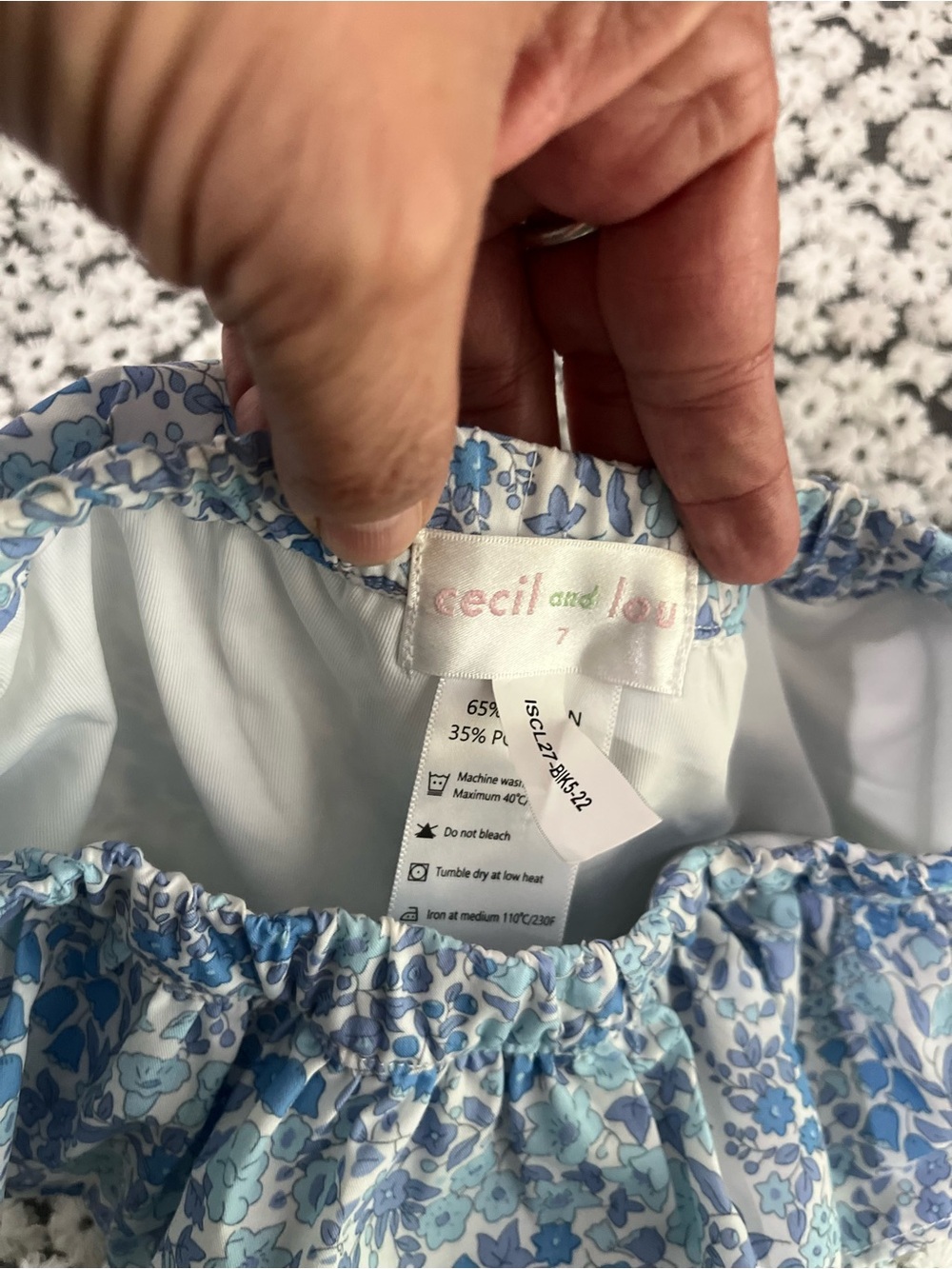 Cecil and Lou Floral Ruffled Swim Bottom - Picture 10 of 13